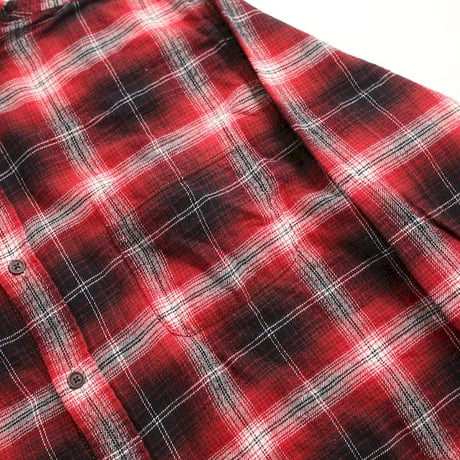 Ombre Check Flannel Shirt