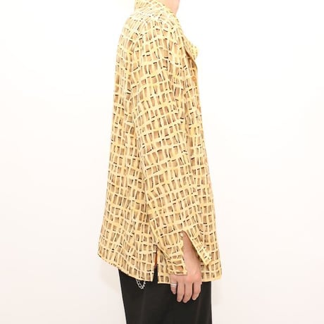 Open Collar L/S Shirt