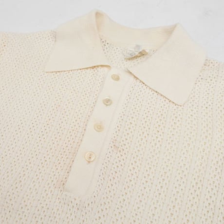 Euro Vintage Knit Polo Shirt