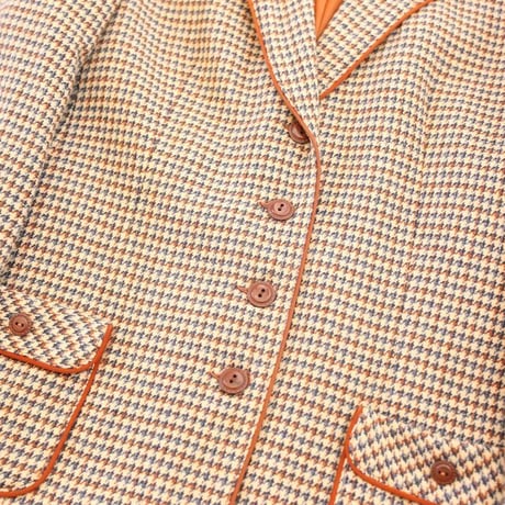 Hound's Tooth Tailored Jacket