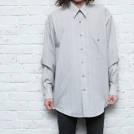 80s イブサンローラン ドレスシャツ Yve Saint Laurent Dress L/S Shirt