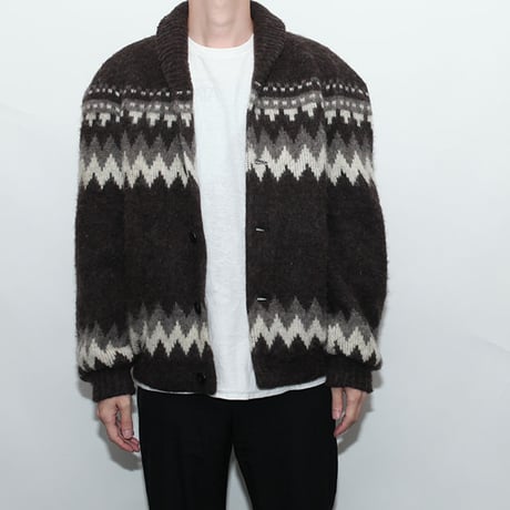 Nordic knit Blouson