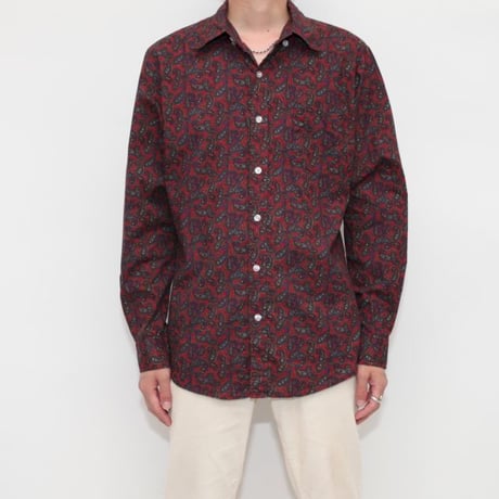 POP ENGLAND  Paisley L/S Shirt