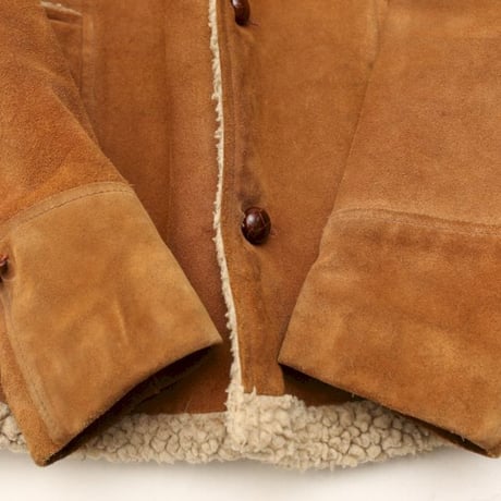 Suede Leather Shearing Coat