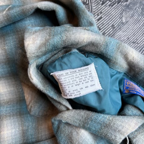 60s Pendleton Ombre Plaid Loop Shirt