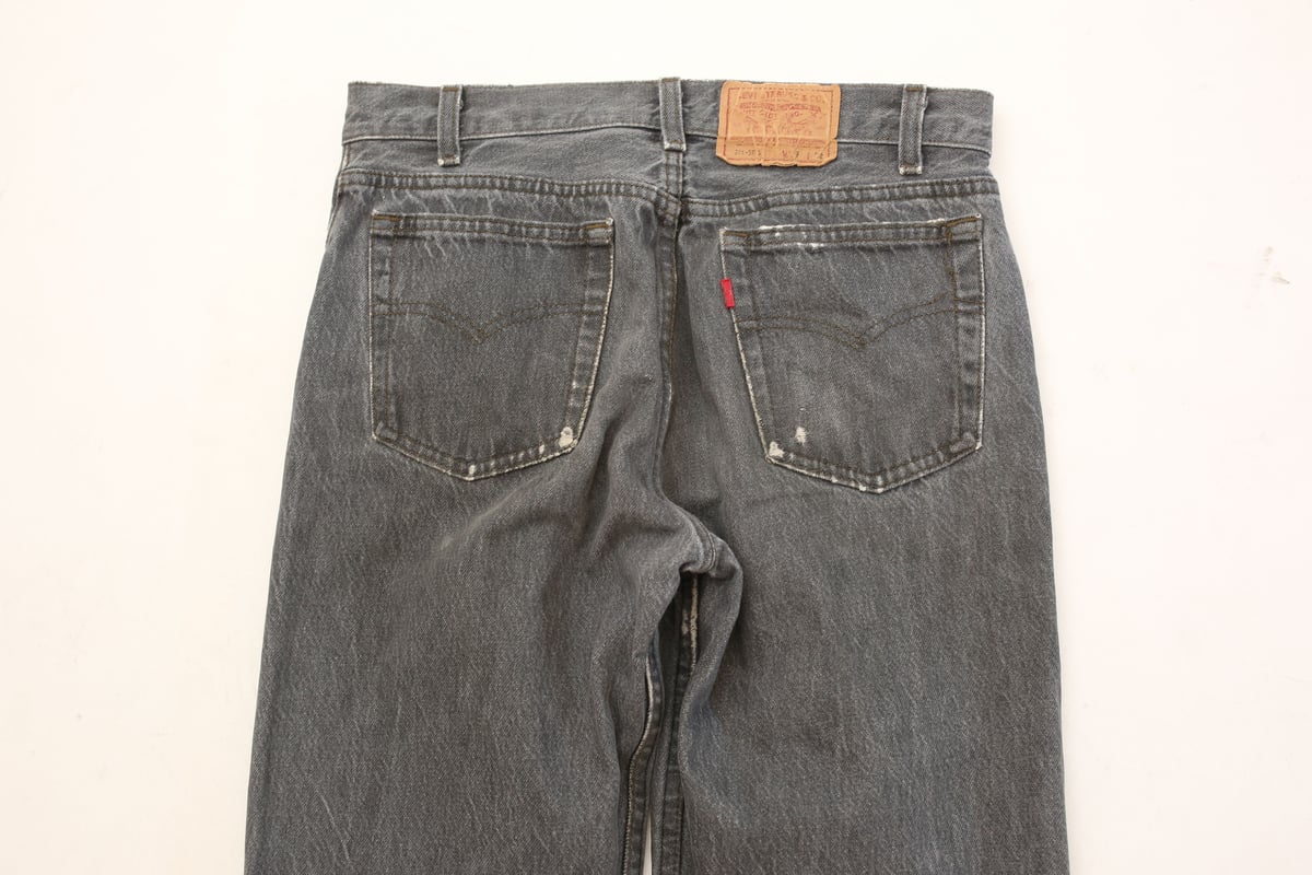 Levi's 701 STUDENT ブラック W28 USA製 ヴィンテージ Vintage Levi's 701 Student Denim Black Jeans 90s 701-5759