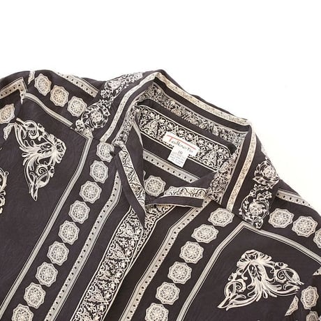 Open Collar Silk L/S Shirt