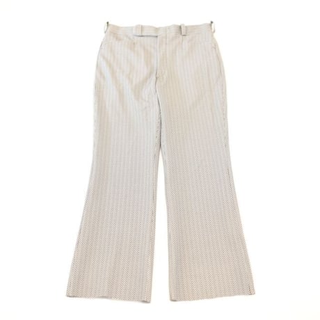 70's Polyester Flared Slacks Pants