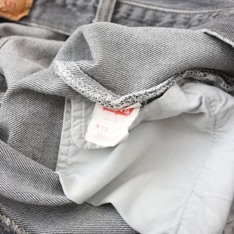 90s Levi's 501 "Yarn-dyed" Black Denim Pants