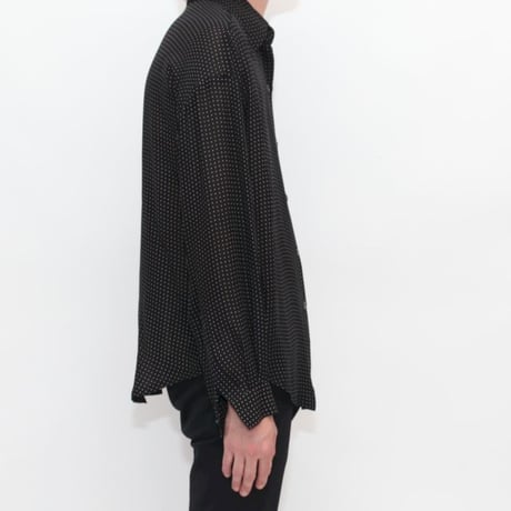 Silk Dot Pattern L/S Shirt