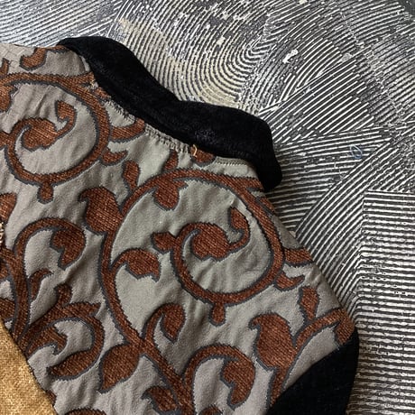 Various Switching Pattern Velour Jacket