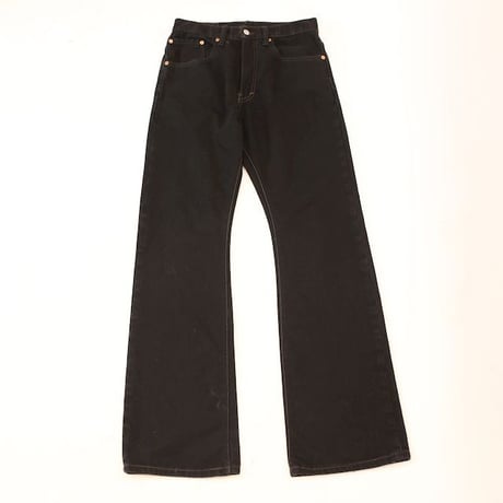 Levi's Black Denim Pants Flared Silhouette