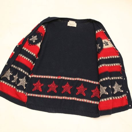 Christopher & Banks Hand Embroidered Cotton Knit Cardigan