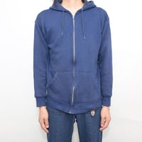 70-80s Thermal Lined Full Zip Sweat Hoodie