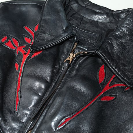 Rose&Fringe Leather Jacket
