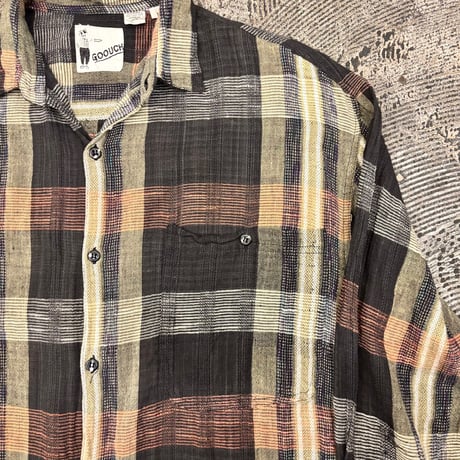 Goouch Indian Cotton Plaid Shirt
