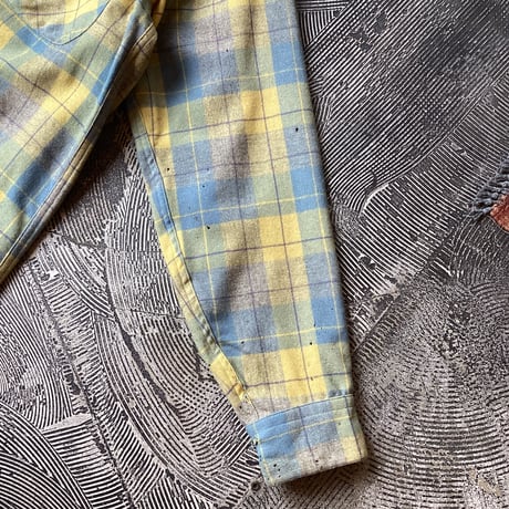 50s Pendleton Wool Plaid Loop Shirt