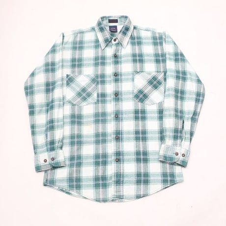 80's Print Flannel Plaid Shirt