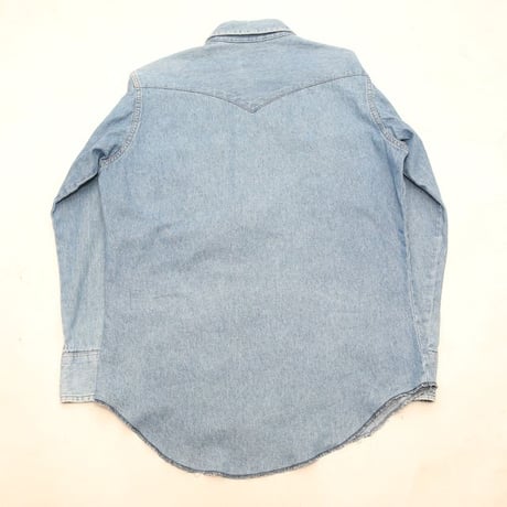 80s Wrangler Denim Western Shirt