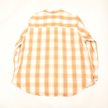 Cotton × Rayon Checked Pattern Shirt
