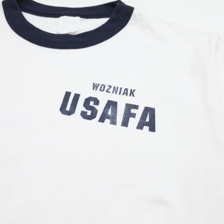 Vintage Ringer T-Shirt "WOZNIAK USAFA"
