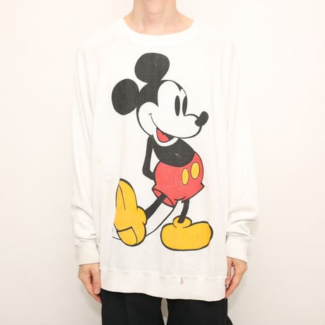 Mickey Mouse Sweat Shirt MADE IN USA