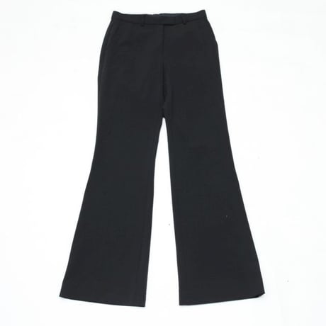 Black Flared Slacks Pants