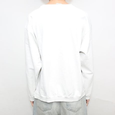 90's The Cotton Exchange Blank Sweat Shirt White