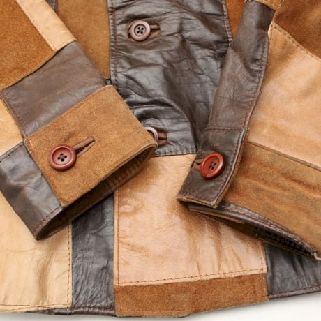 Patchwork Leather Jacket