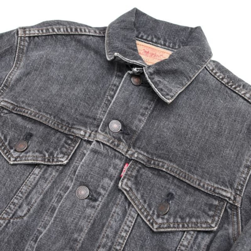 Levis 70505 Black Denim Trucker Jacket | Strato