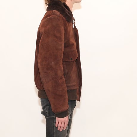 Suede Boa Jacket
