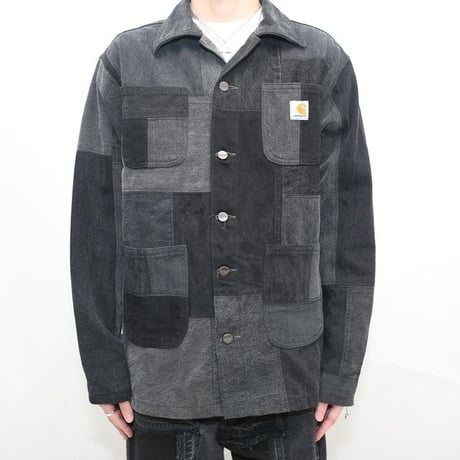 Carhartt Patchwork Remake Black Denim Jacket