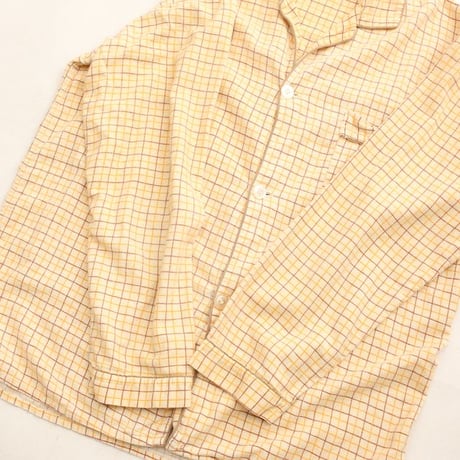 Plaid Print Flannel Pajama Shirt
