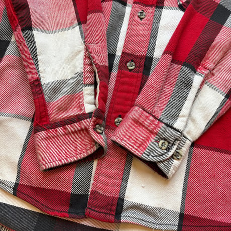 St. John's Bay × BIG MAC Cotton Heavy Flannel Shirt MADE IN PORTUGAL