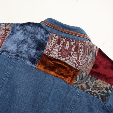 Patchwork Denim Trucker Jacket