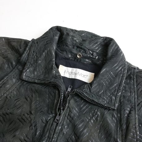 Andrew Marc Black Leather Jacket