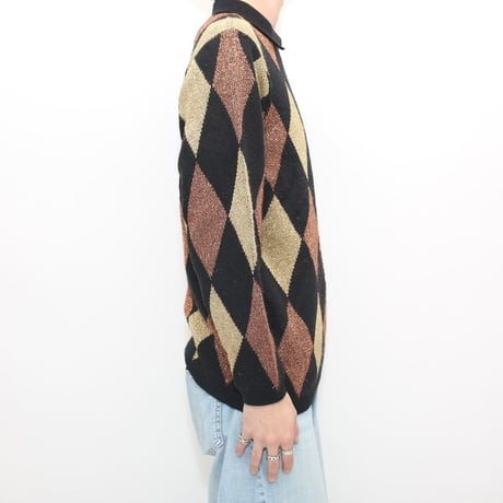 Alfred Dunner Lame Knit Sweater