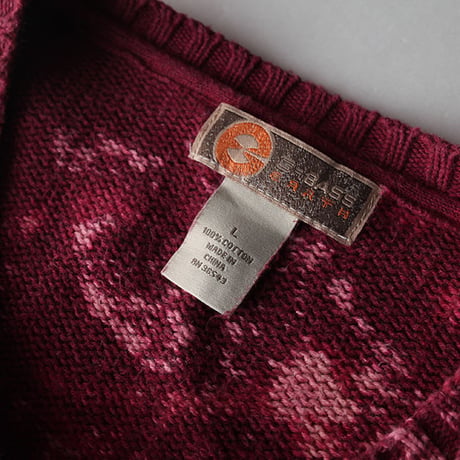 Hard Bleach Wash Cotton Sweater