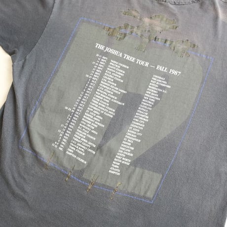 80s U2 "The Joshua Tree" Fall 1987 Tour T-Shirt