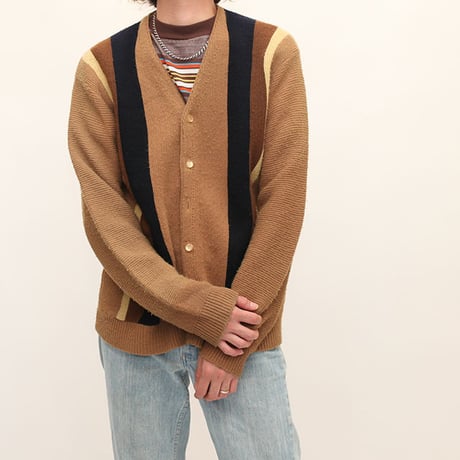 Vintage Stripe Knit Cardigan