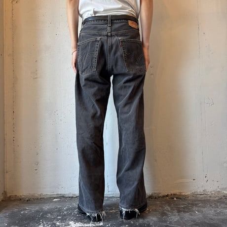 00s Levi’s 569 "Yarn-dyed" Black Denim Pants