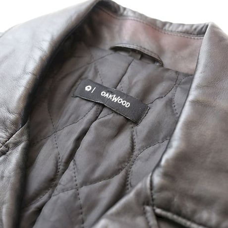 Black Leather Coat Loose Silhouette