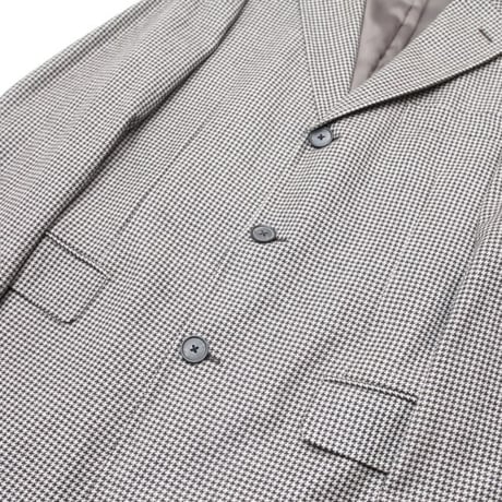 Hound's Tooth Wool Coat