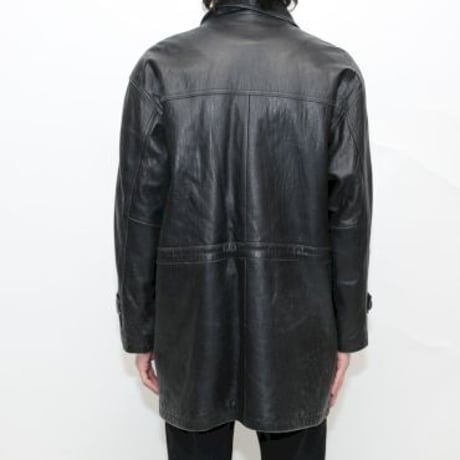 Black Leather Coat