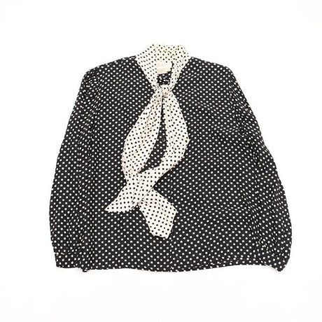 Silk Bow Tie Blouse
