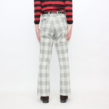 70's Plaid Flared Pants