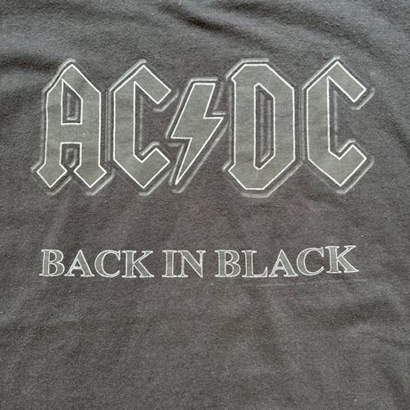 00s AC/DC Back in Black T-Shirt