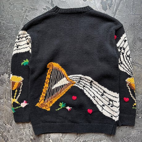 Belle Pointe Ramie×Cotton Hand Knit Cardigan