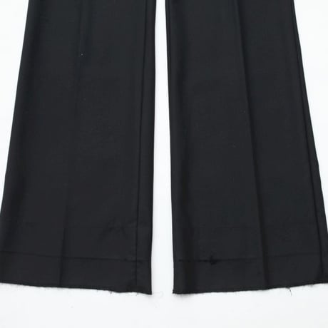 Black Flared Slacks Pants