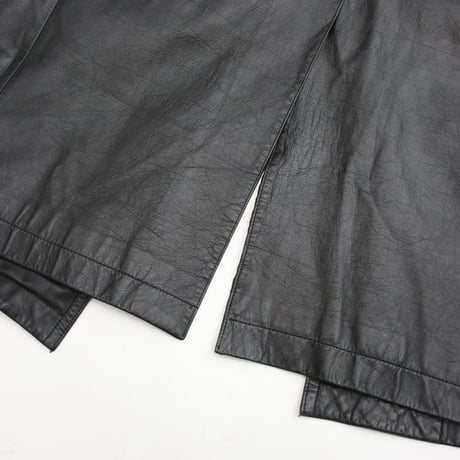 DKNY Black Leather Coat